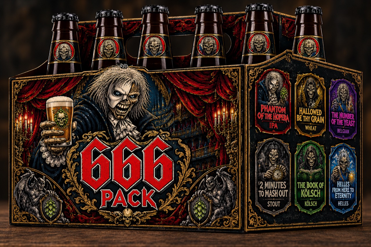 Jason’s original red-and-gold opera themed 666 Pack artwork
